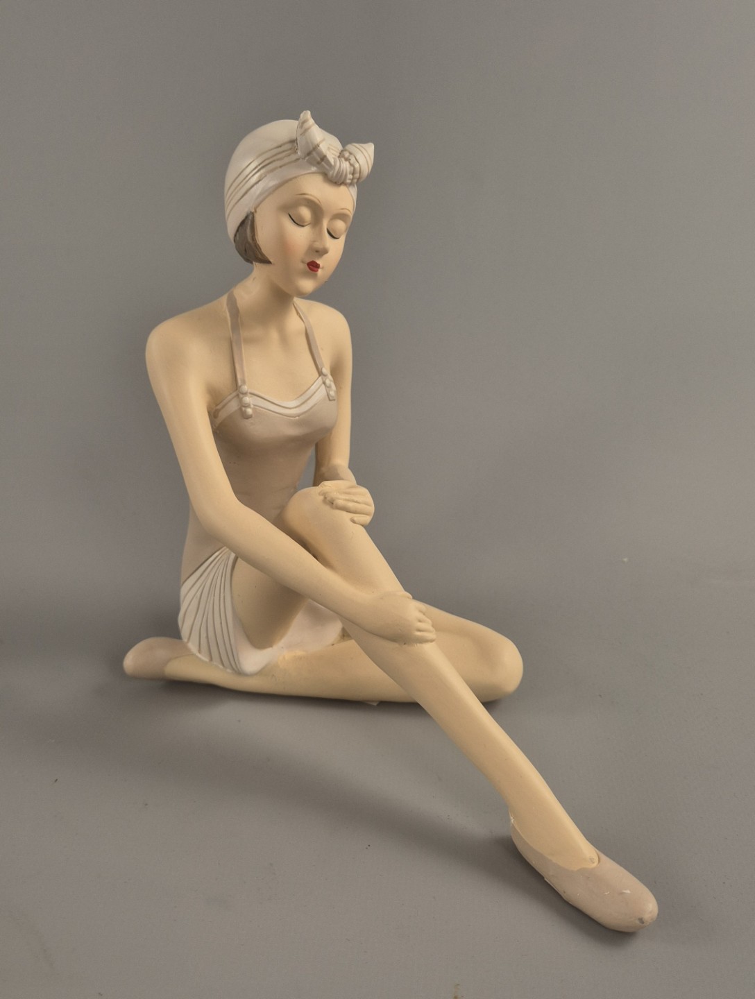 Badepuppe Polystein farbe H.16cm