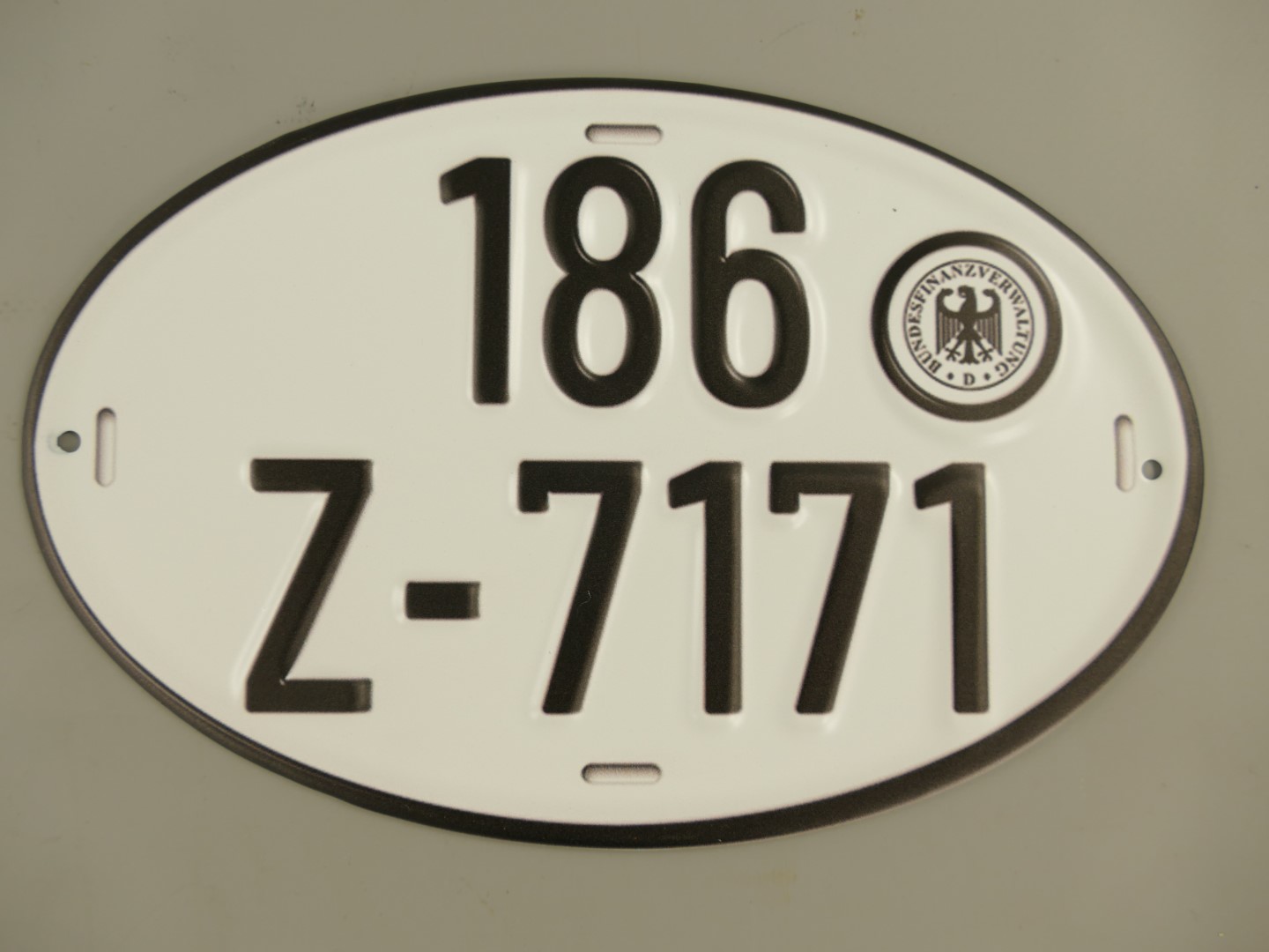 333D05a *ANG. Wandschild 186 Z-7171 L.23x15cm