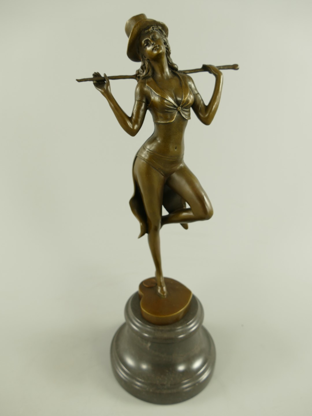 Figur Bronze Frau H.36x15cm