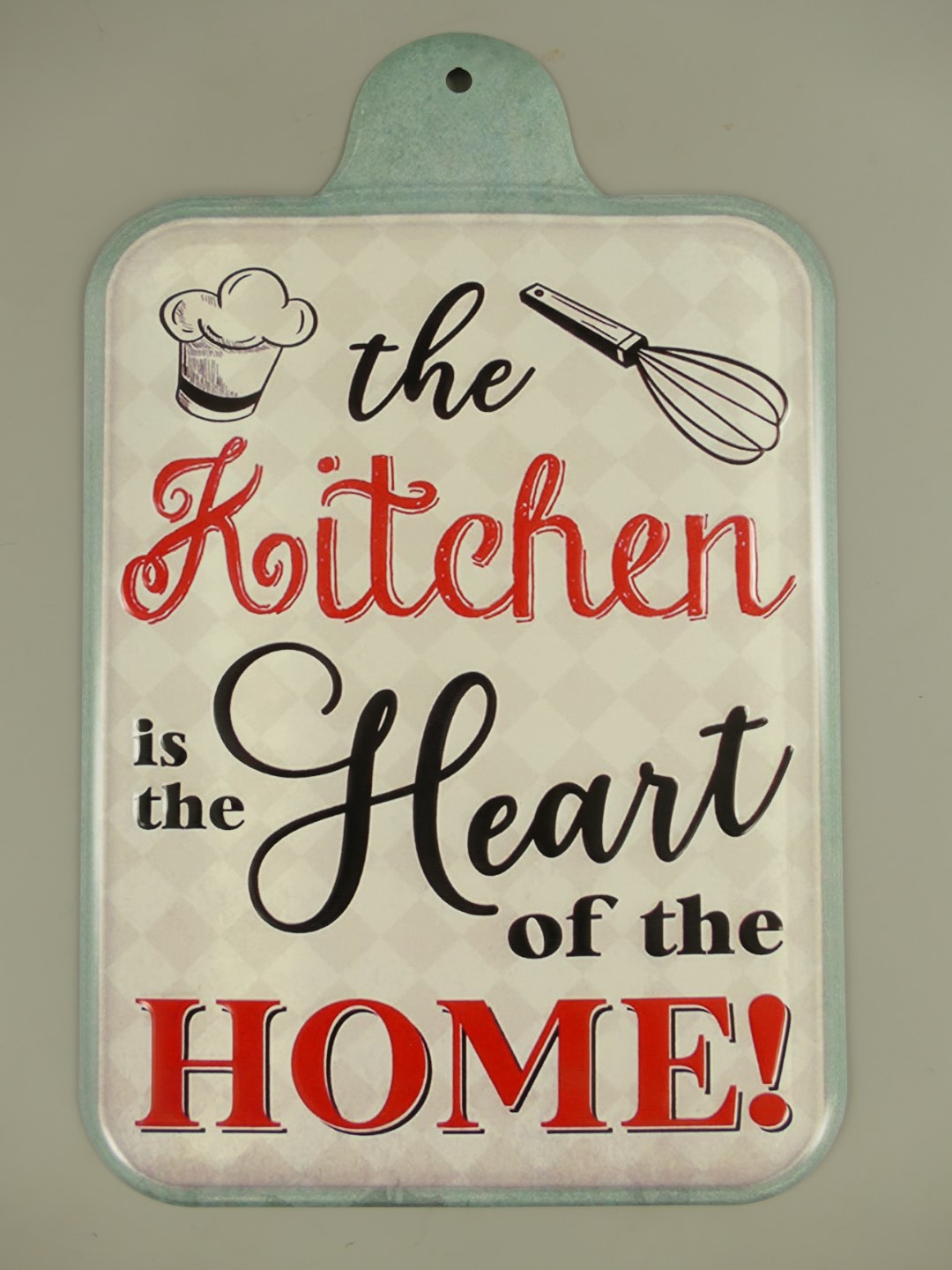 Wandschild(Gestanz) Eisen Kitchen Heart H.45cm