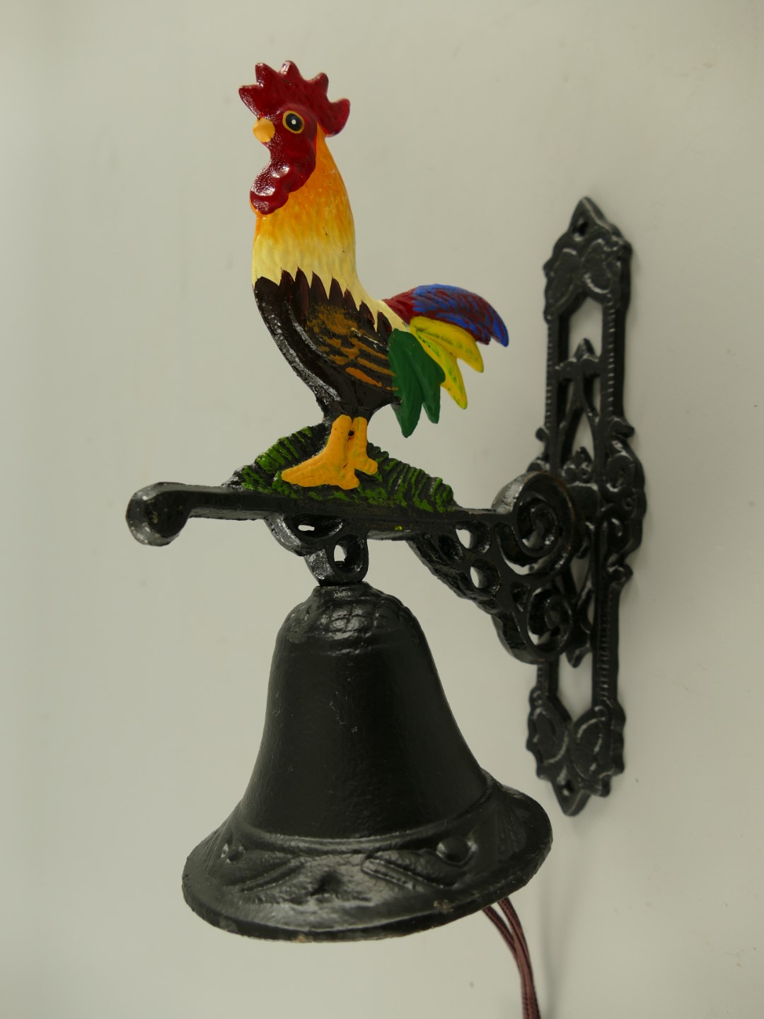 Wandglocke KLEIN HAHN Gußeisen H.15x10cm Wandglocke KLEIN HAHN Gußeisen H.15x10cm