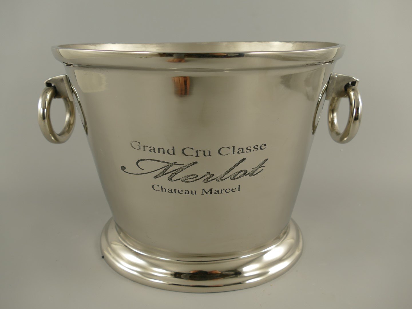 Weinkühler Sektkühler Alu vernickelt H.25x38cm Weinkühler Sektkühler Alu vernickelt H.25x38cm