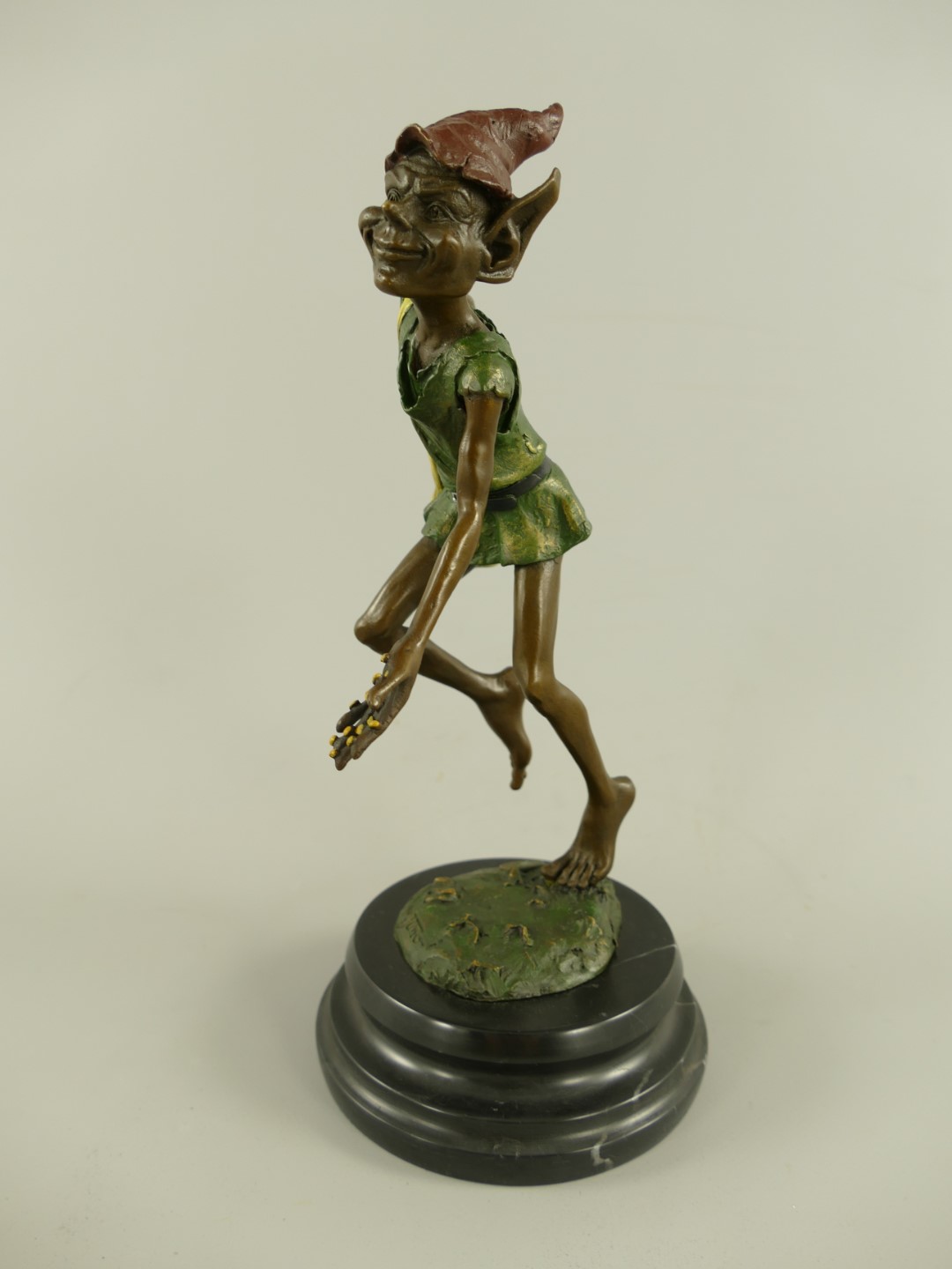 #Figur Bronze Kobold H.28x13cm