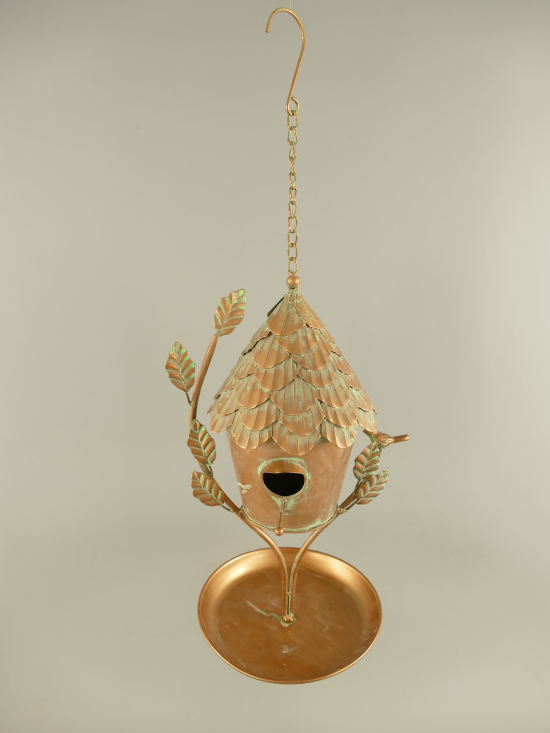 Vogelhaus Kupfer farbig H.62cm Vogelhaus Kupfer farbig H.62cm