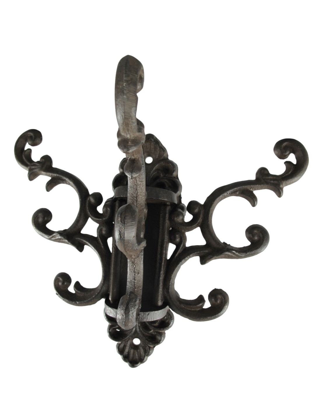 *ANG./FEB Wandhaken Gußeisen rustikal braun H.18cm