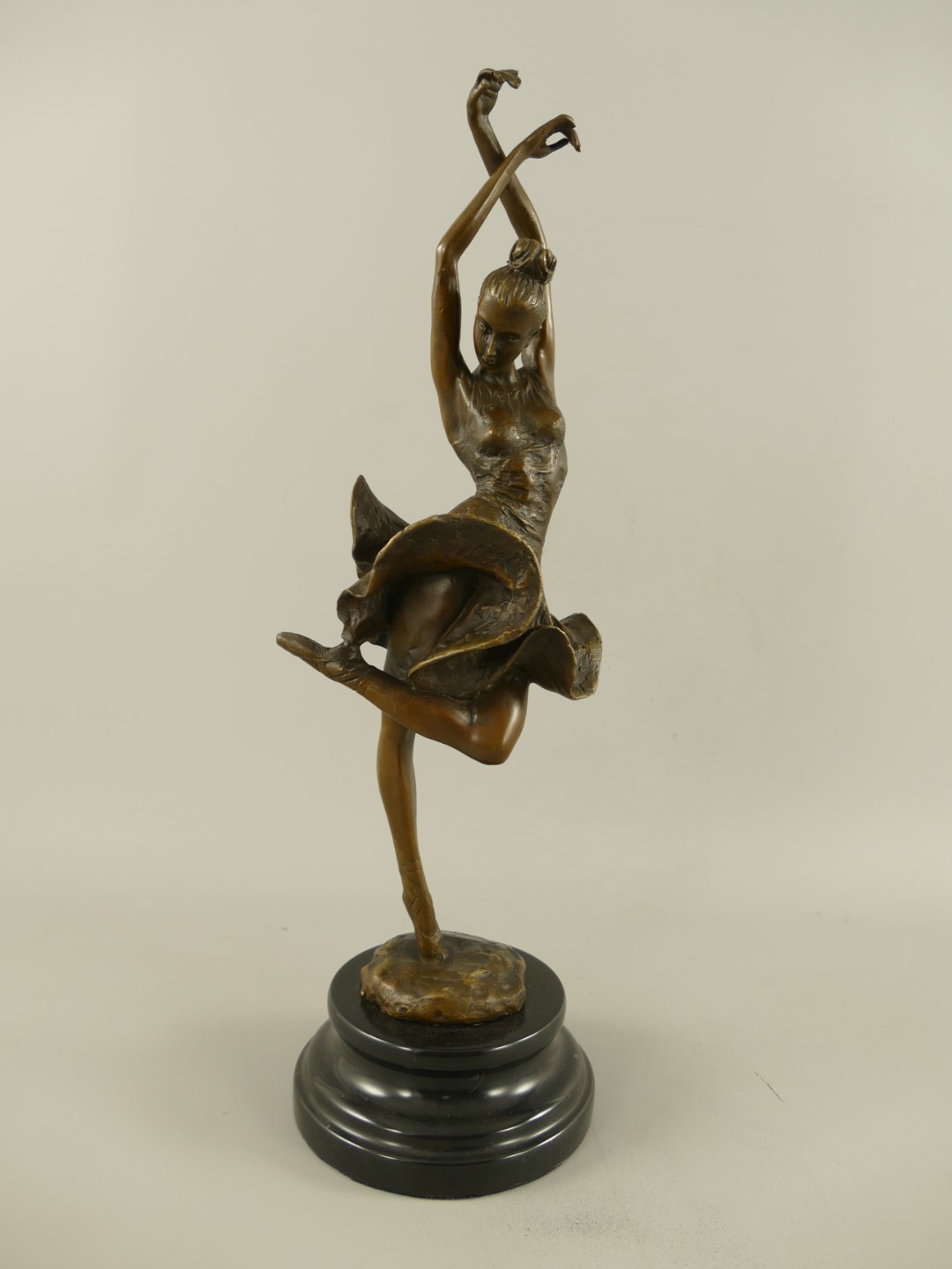 Figur Bronze Tanzerin H.44x15cm