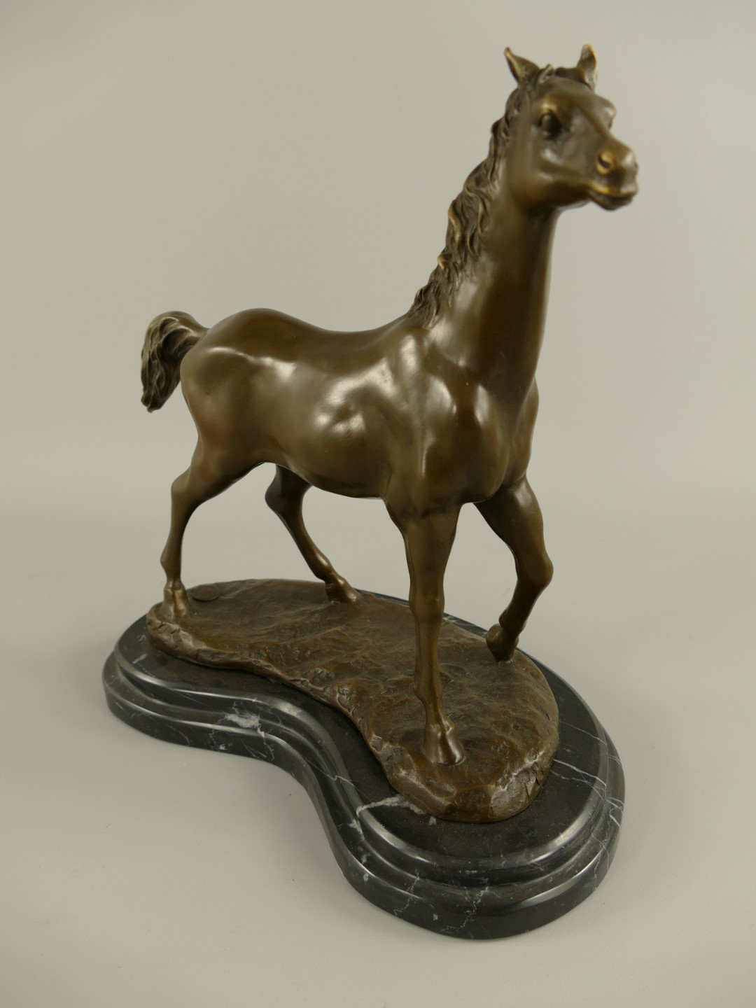 Figur Bronze Pferd H.30x29cm