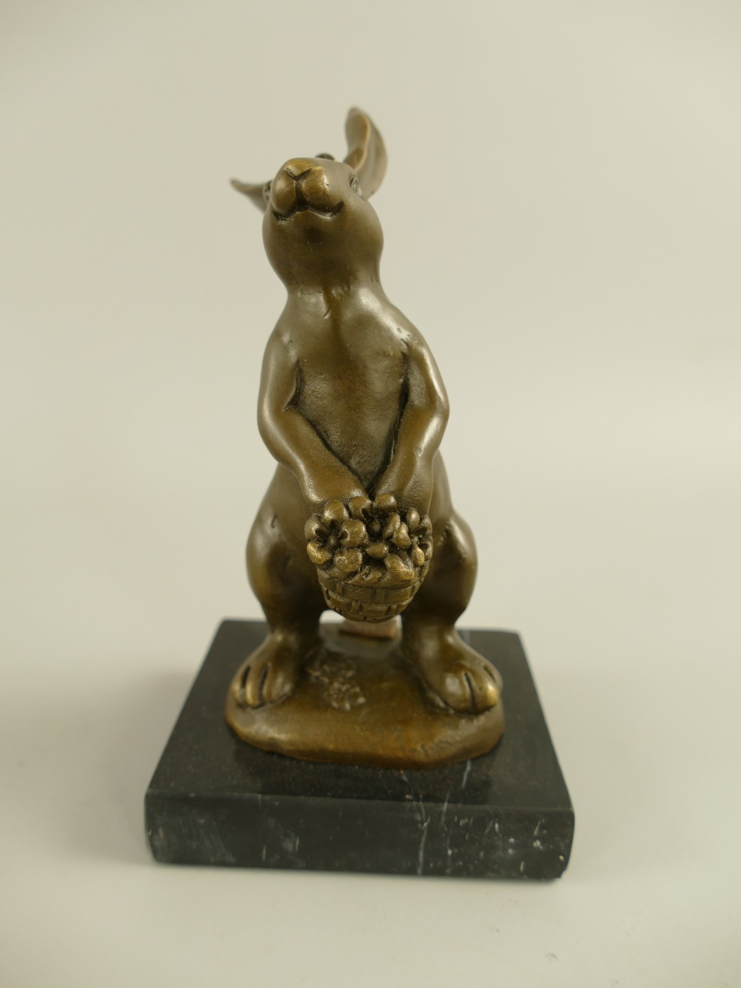 Figur Bronze HASEN H.14x8x7cm Figur Bronze HASEN H.14x8x7cm
