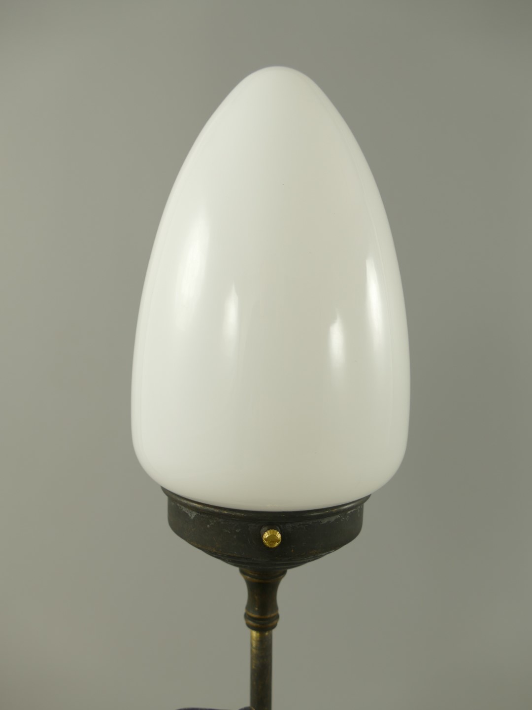 Stehlampe E14 Mes. brüin Schirm(215.015H20) H.52cm