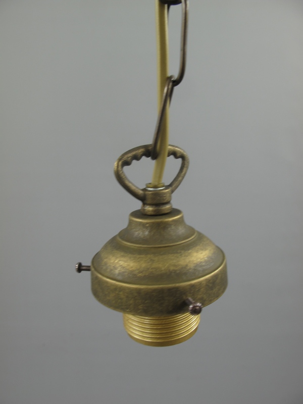 Gehänge Messing brüniert o.Schirm Gh.6*GUß-H.70cm