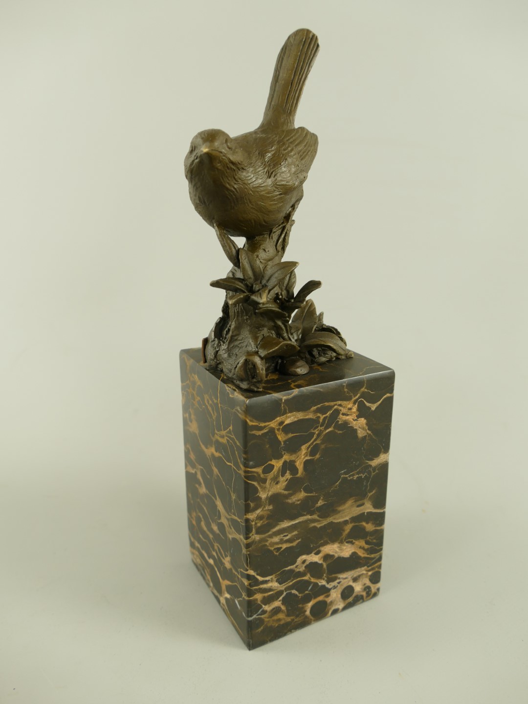 Figur Bronze Vogel H.28x8cm