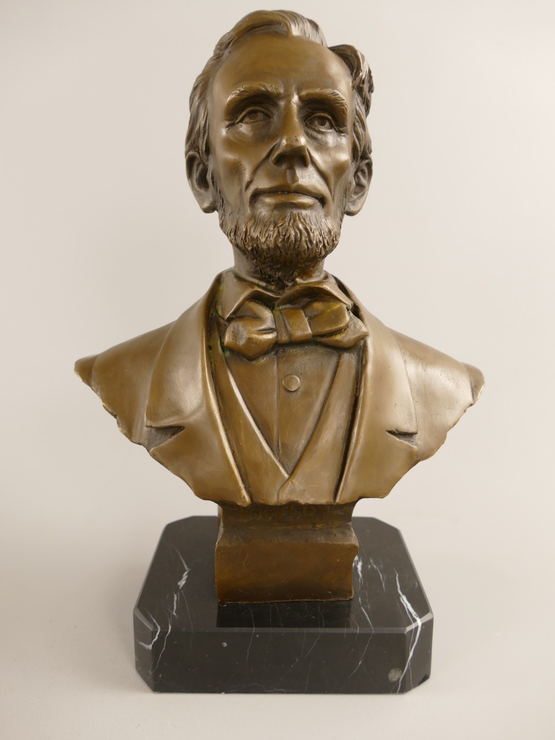 Figur Bronze Abraham Lincoln H.27cm