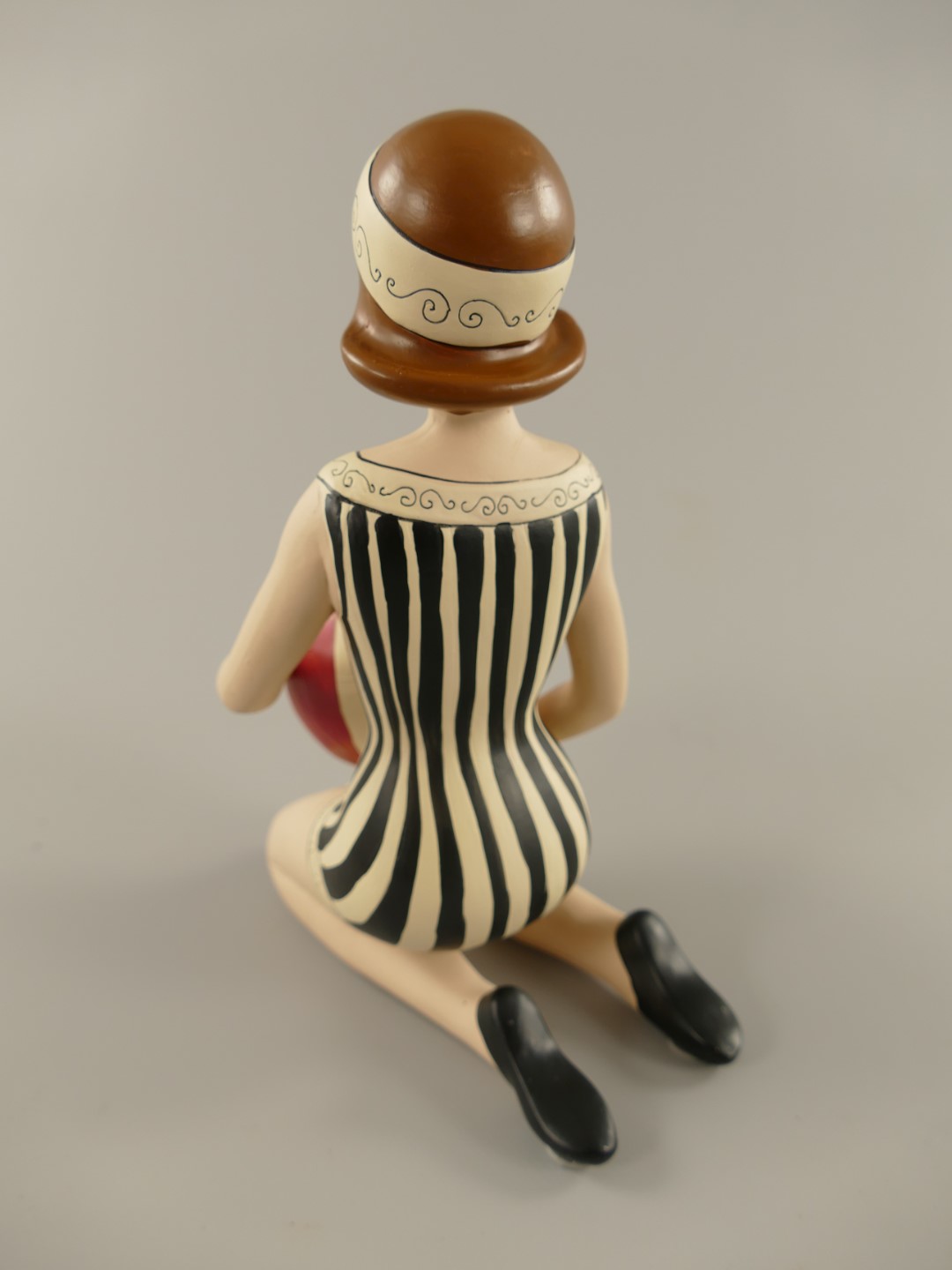Badepuppe Polystein farbe H.21cm