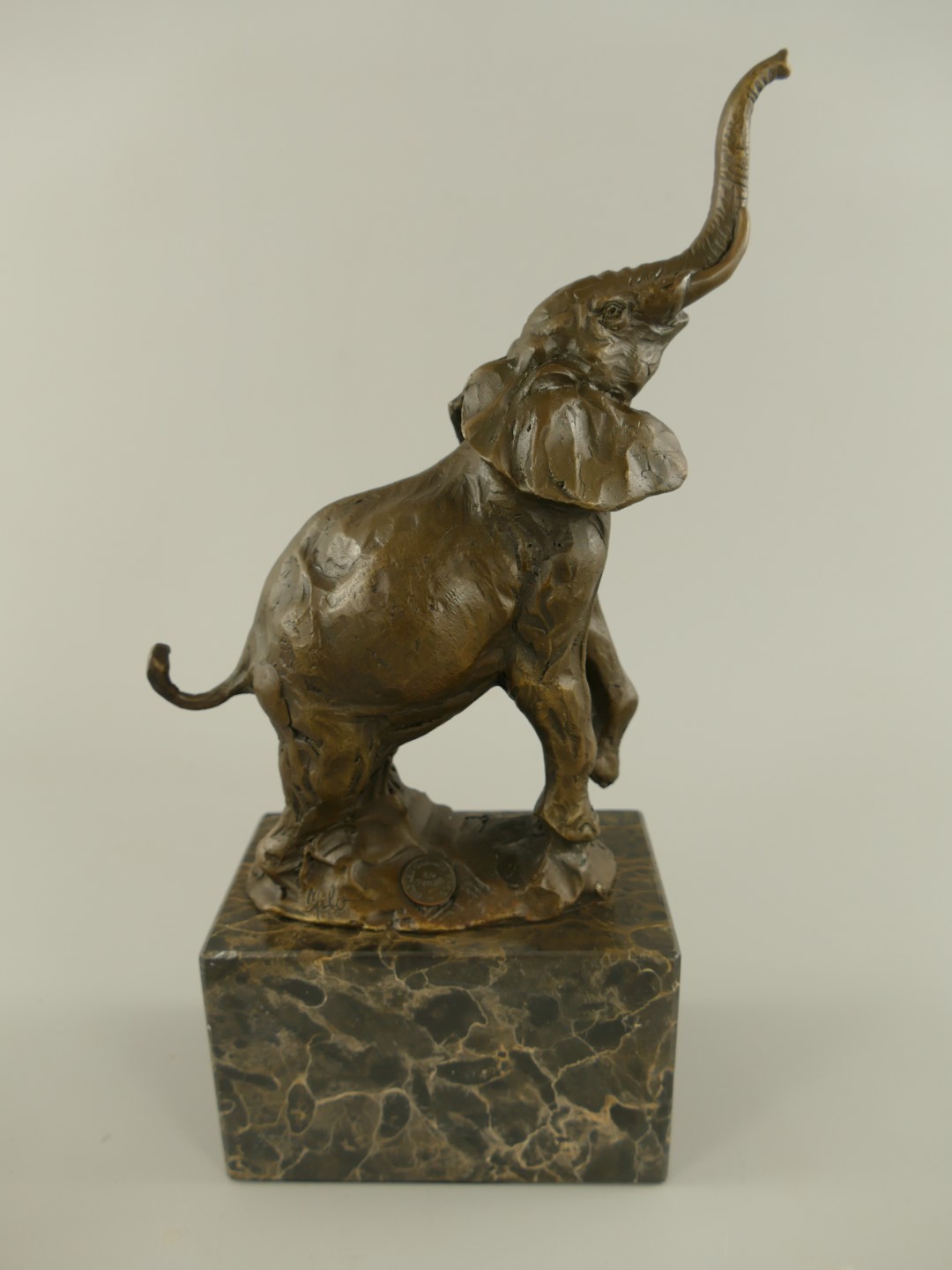 Figur Bronze Elefant H.30cm