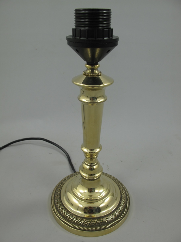 Lampe Impero Messing o.Schirm H.29cm(IT)