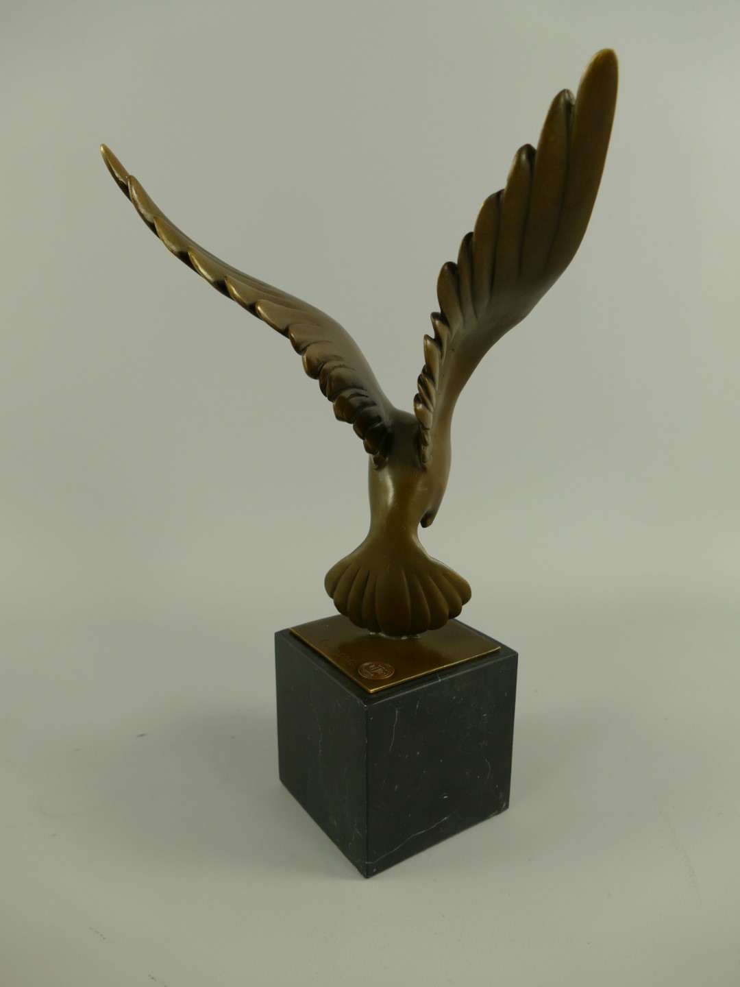 Figur Bronze Vogel H.31x13cm
