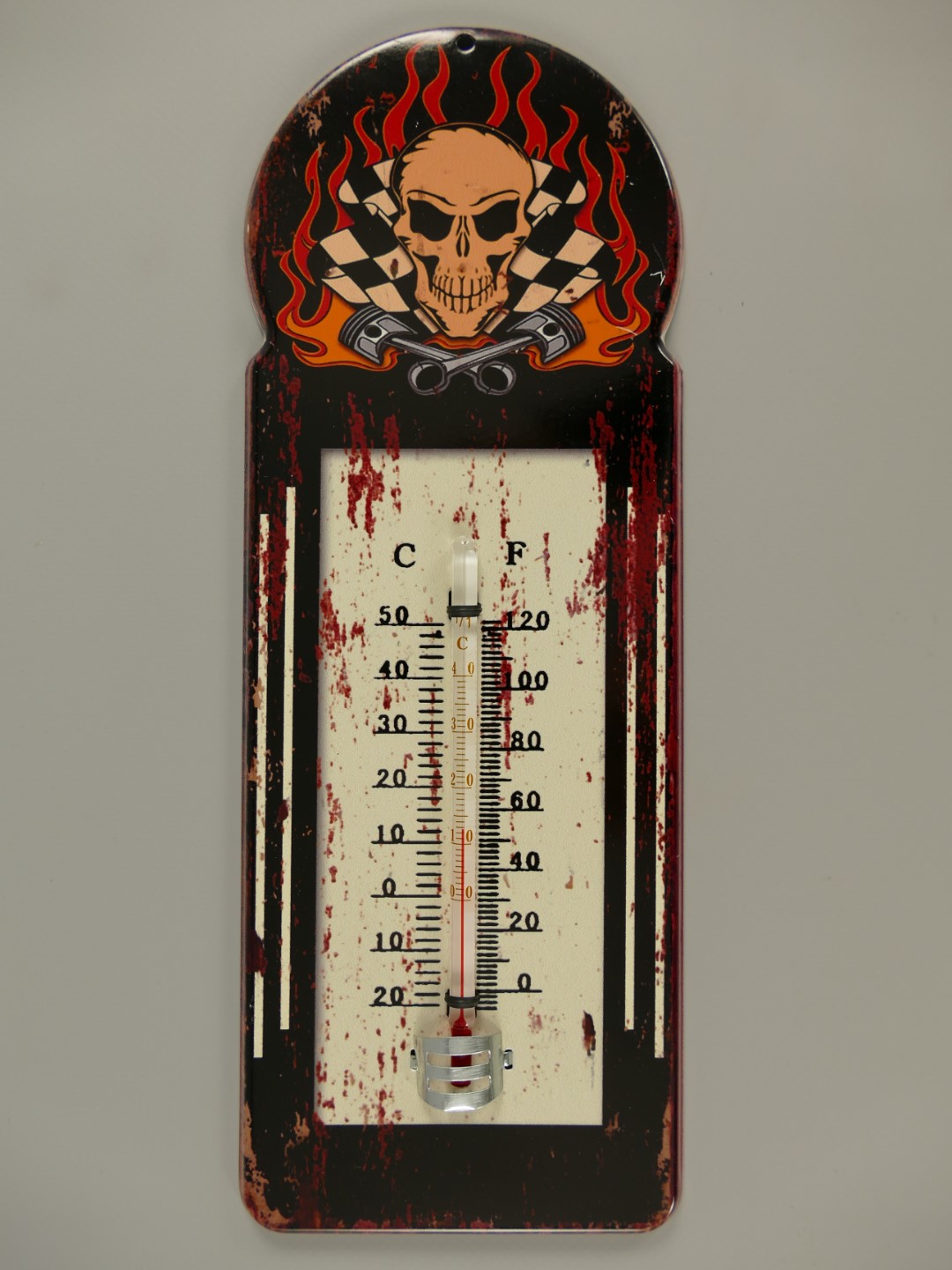 Thermometer Antik Eisen H.29x10cm