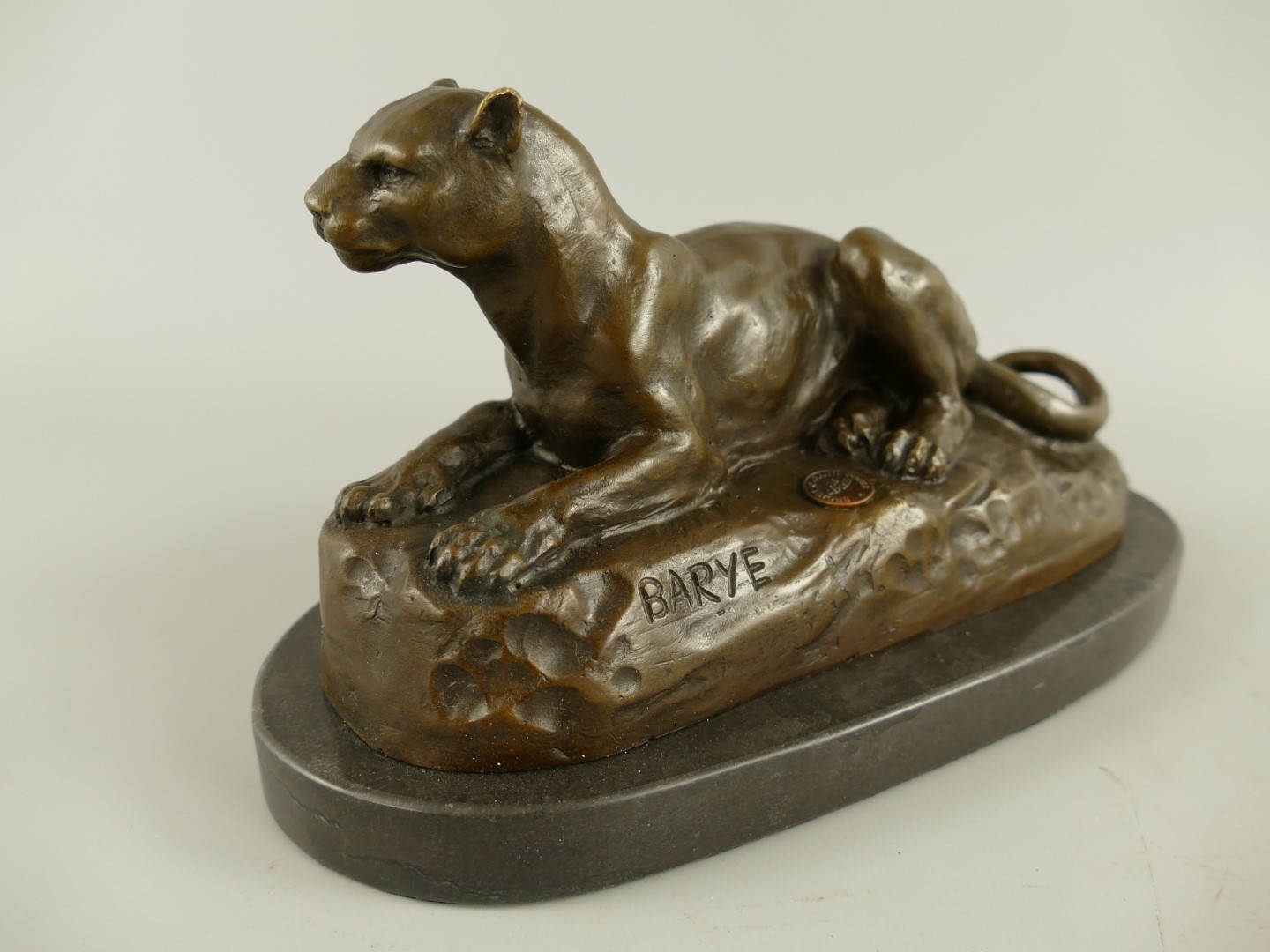 Figur Bronze Leopard L.25x13cm