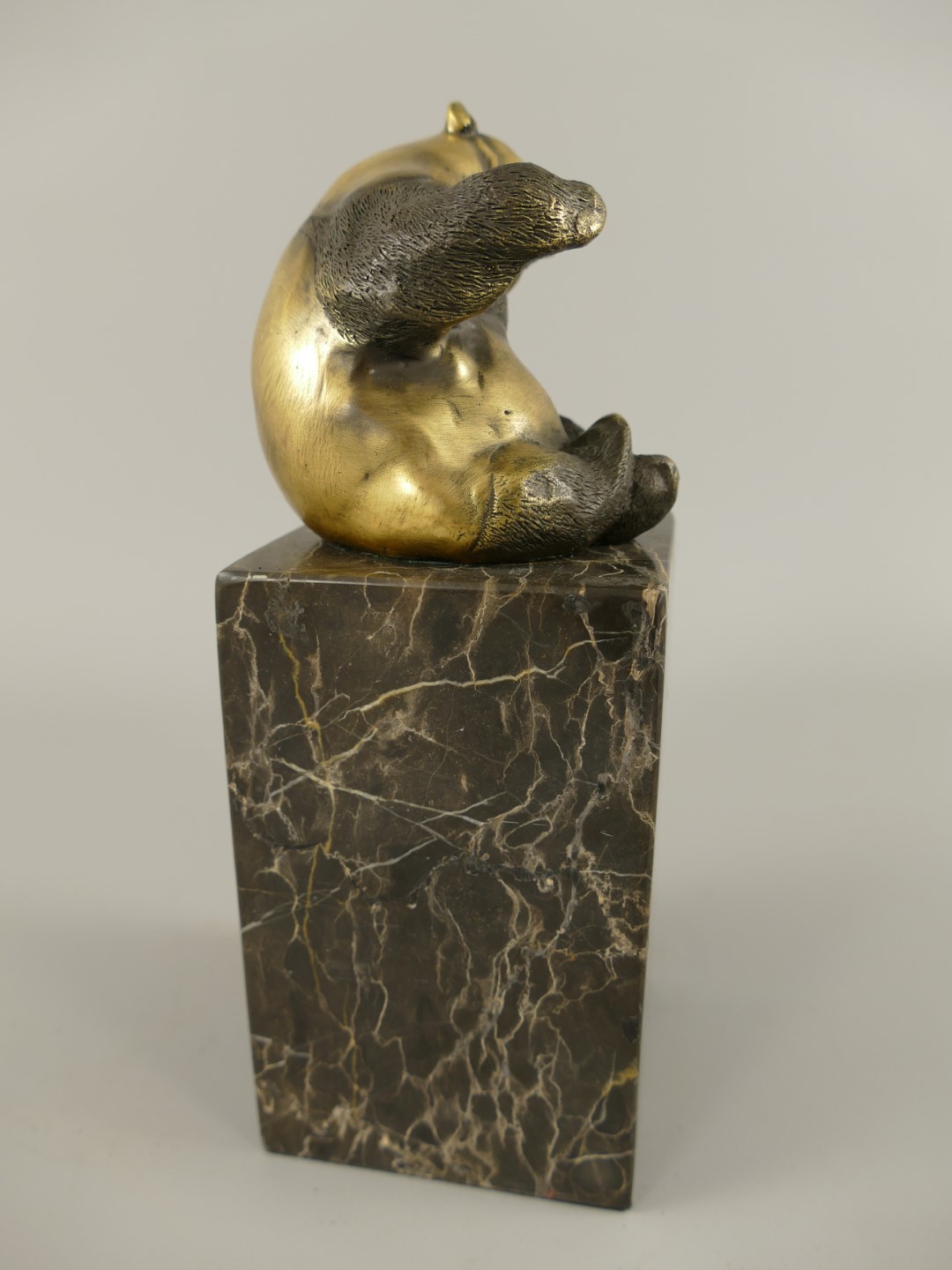 Bronze Figur Panda H.21x8cm