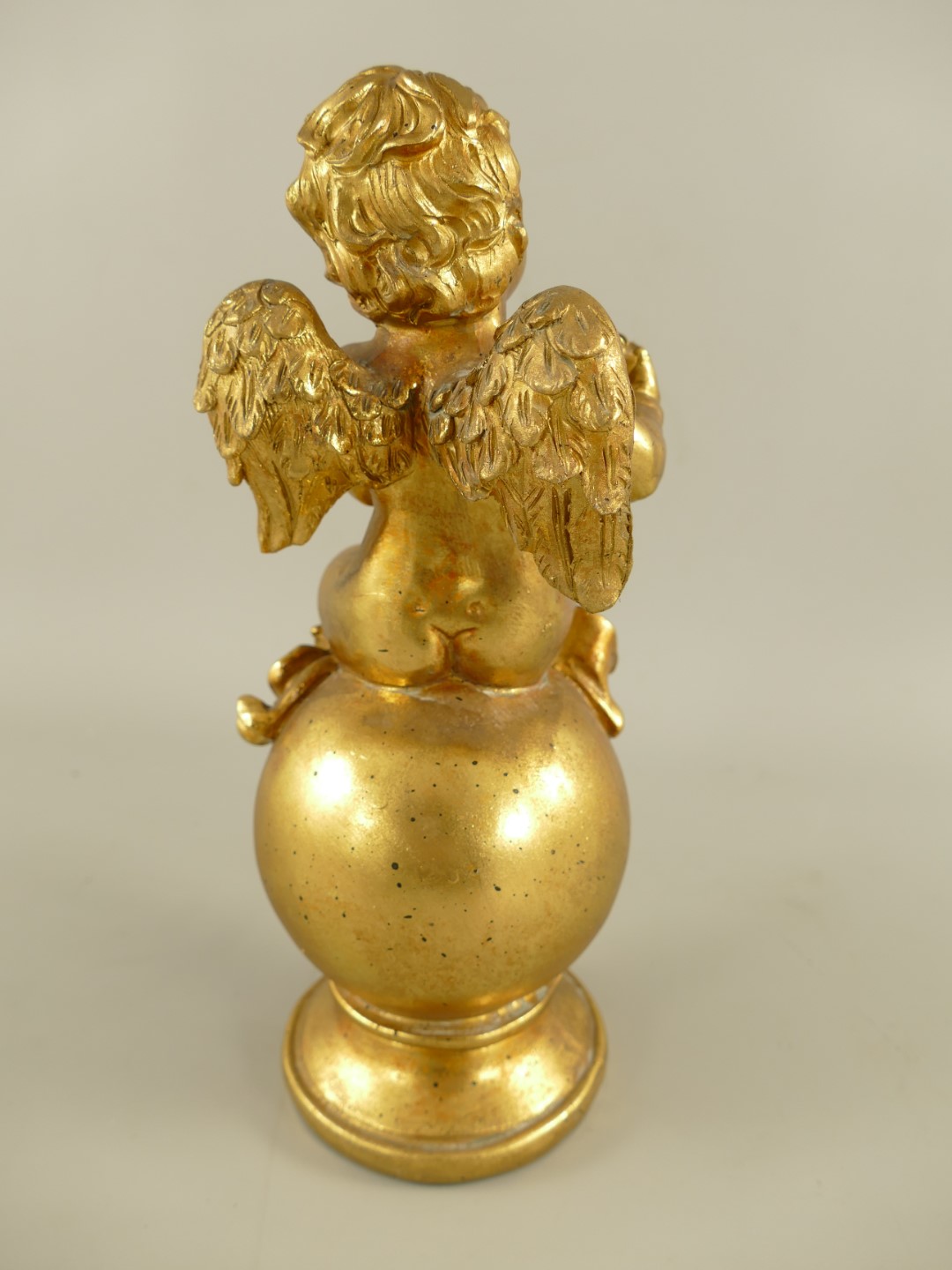 Engel Polystein Gold farbig H.30cm