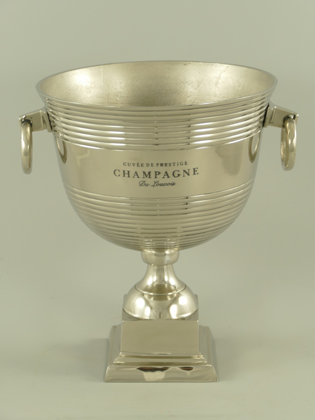 Weinkühler Sektkühler Alu vernickelt H.37x35cm Weinkühler Sektkühler Alu vernickelt H.37x35cm