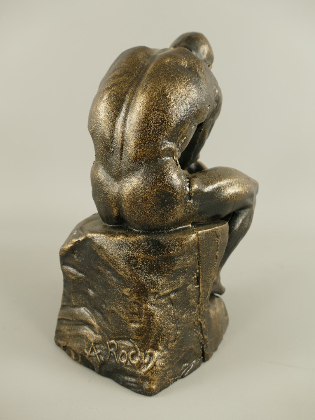 *ANG./OKT. Denker Eisen H.26x18cm