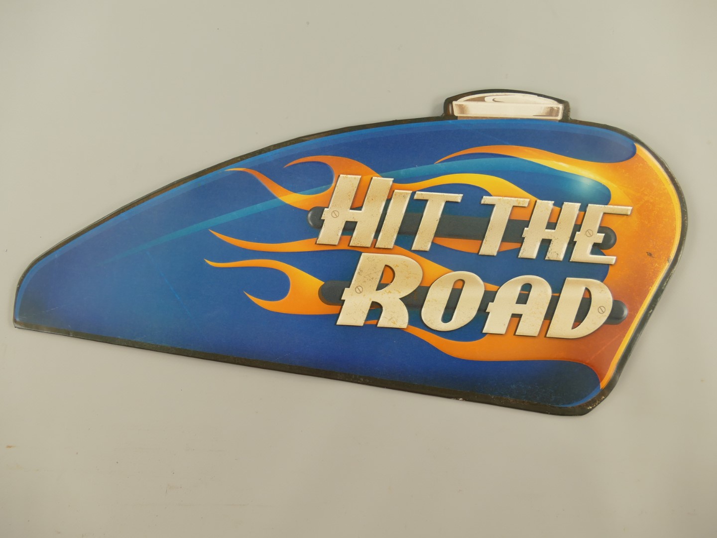 Wandschild(Gestanzt) Hit The Road L.50cm